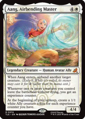 [TLE-0074](M) Aang, Airbending Master (Foil)