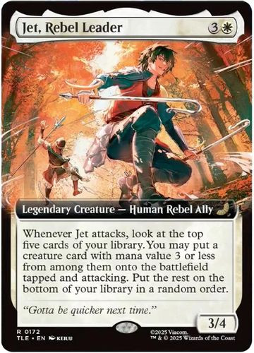[TLE-0172](R) Jet, Rebel Leader (Extended Art) (Foil)