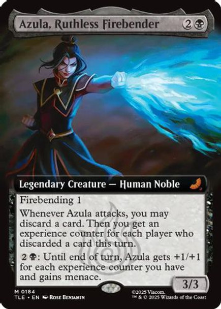 [TLE-0184](M) Azula, Ruthless Firebender (Extended Art) (Foil)