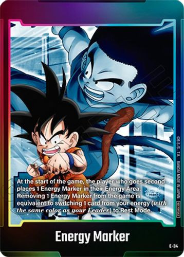 [E-034] Energy Marker {Son Goku : Childhood} {Energy Marker pack 06} {Foil}