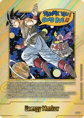 [E-090] Energy Marker {SB02-Manga Booster 02} {1 Star Alt Art} {Foil}