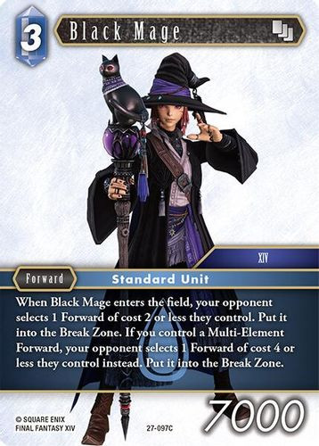 [27-097](C) Black Mage (Foil)