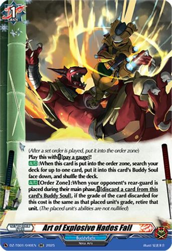 [DZ-TB01/040EN](RR) Art of Explosive Hades Fall