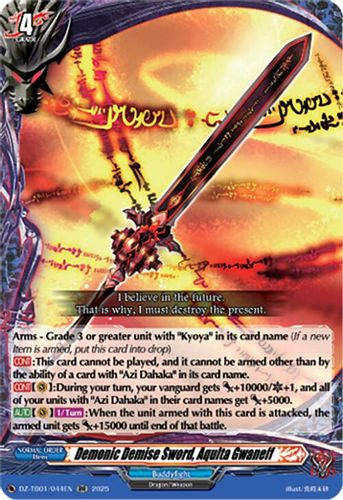[DZ-TB01/044EN](RR) Demonic Demise Sword, Aqulta Gwaneff