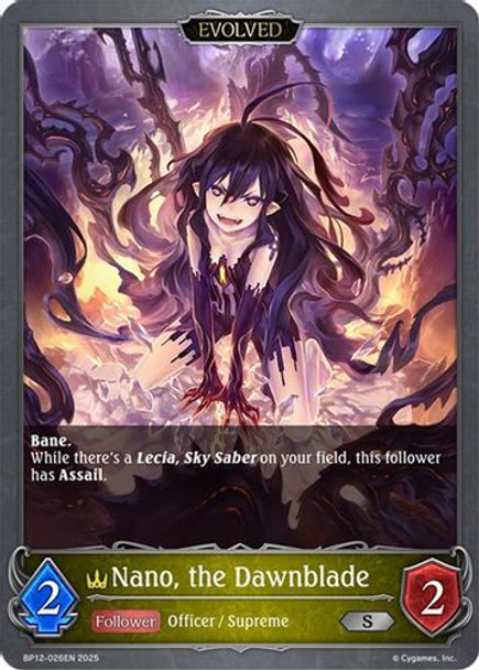 [BP12-026EN](S) Nano, the Dawnblade (Evolved)