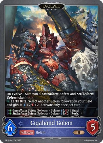 [BP12-047EN](B) Gigahand Golem (Evolved)