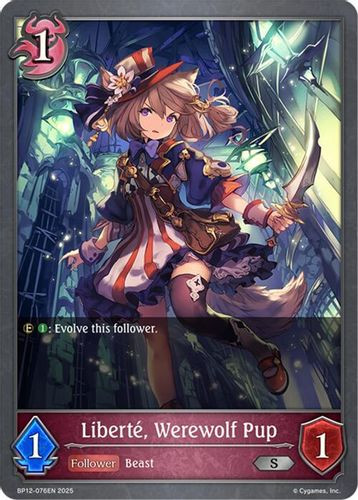 [BP12-076EN](S) Liberte, Werewolf Pup