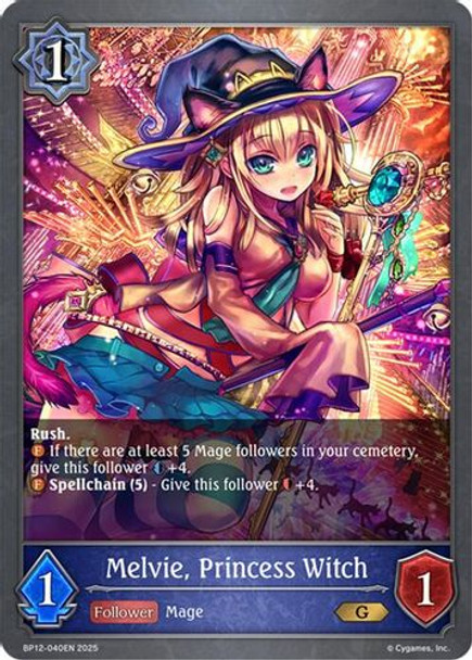 [BP12-040EN](G) Melvie, Princess Witch