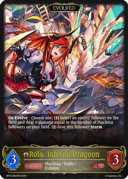 [BP12-087EN](L) Rola, Inferno Dragoon (Evolved)