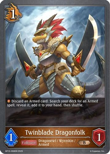 [BP13-068EN](B) Twinblade Dragonfolk