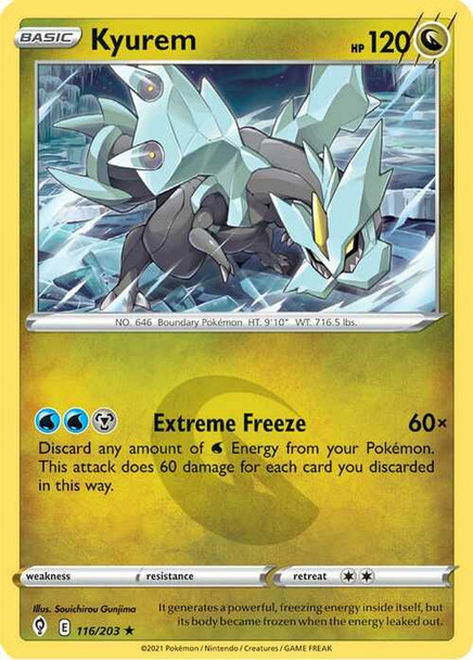 [SWSH07][EVS-116/203HR] Kyurem (Holo)