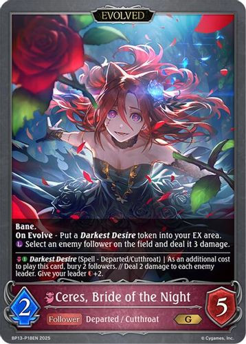 [BP13-P18EN](PG) Ceres, Bride of the Night (Evolved) (Premium Foil)