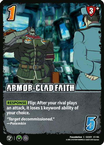 [GGS01-057/85](C) Armor-Clad Faith