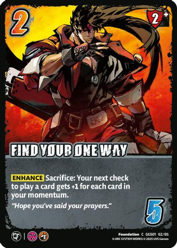 [GGS01-062/85](C) Find Your One Way