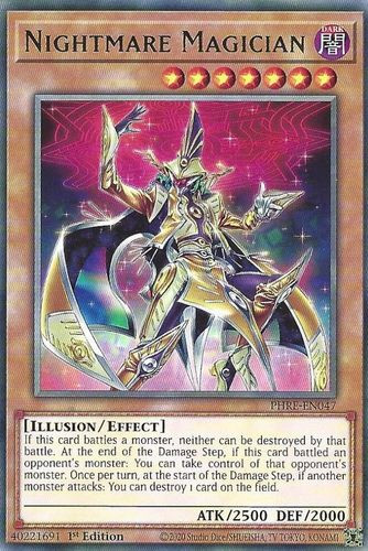 [PHRE-EN047] Nightmare Magician (Rare)<1st>
