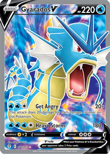 [SWSH07][EVS-171/203UR] Gyarados V (Full Art) (Holo)