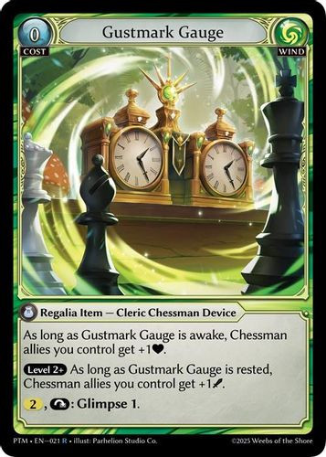 |GA08|<1st>[PTM-EN-021](R) Gustmark Gauge {Foil}