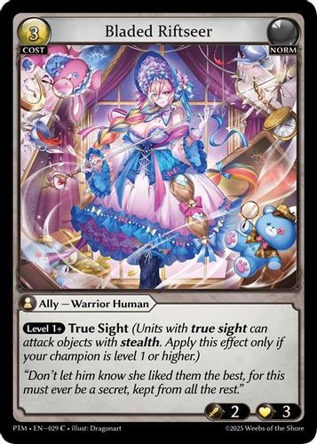 |GA08|<1st>[PTM-EN-029](C) Bladed Riftseer {Foil}