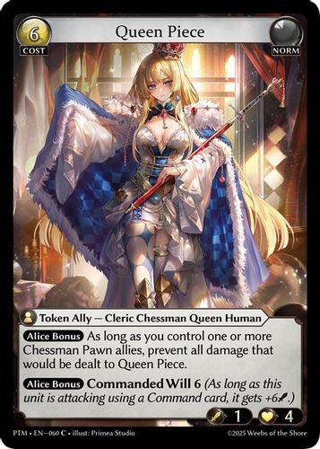 |GA08|<1st>[PTM-EN-060](C) Queen Piece {Foil}