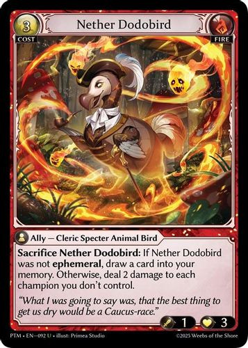 |GA08|<1st>[PTM-EN-092](U) Nether Dodobird {Foil}