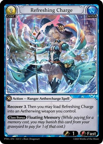 |GA08|<1st>[PTM-EN-123](U) Refreshing Charge {Foil}