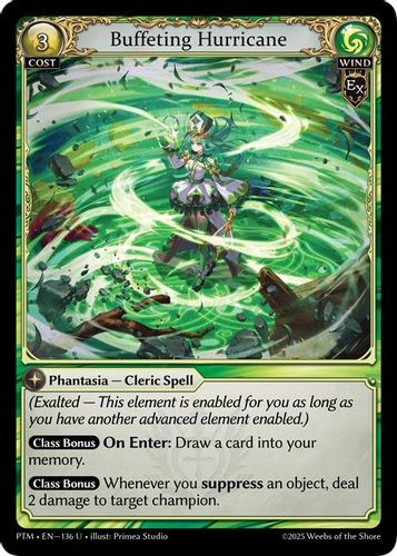 |GA08|<1st>[PTM-EN-136](U) Buffeting Hurricane {Foil}