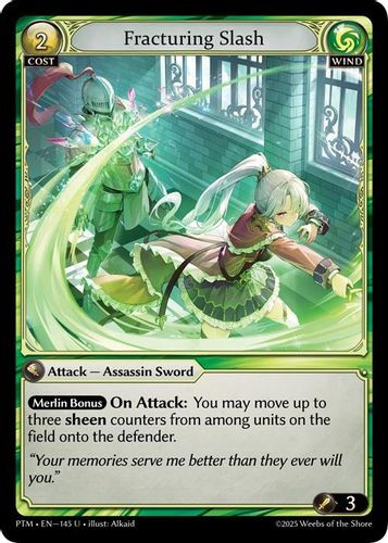 |GA08|<1st>[PTM-EN-145](U) Fracturing Slash {Foil}