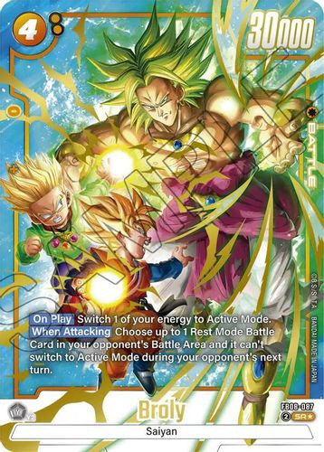 [FB08-087](SR) Broly (1 Star Alt Art) (Foil)