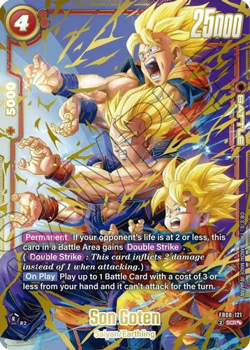 FB08-121](SCR) Son Goten (2 Star Alt Art) (Foil) - Grand J Games