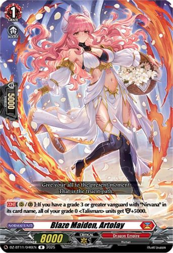 [DZ-BT11/046EN](R) Blaze Maiden, Artolay