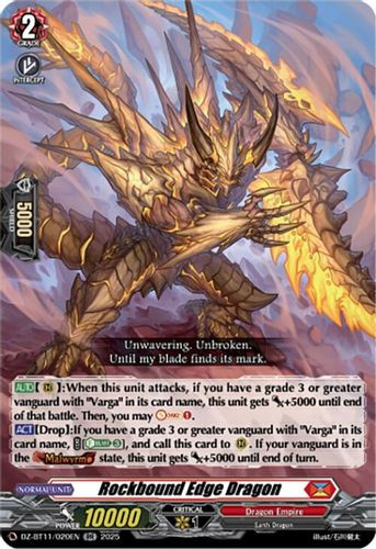[DZ-BT11/020EN](RR) Rockbound Edge Dragon