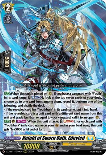 [DZ-BT11/010EN](RRR) Knight of Sworn Oath, Ednyfed