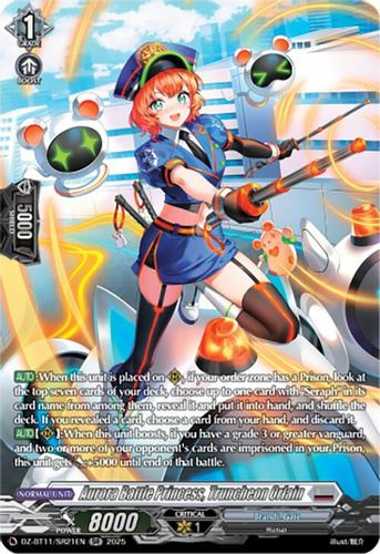 [DZ-BT11/SR21EN](SR) Aurora Battle Princess, Truncheon Orlain (SR)