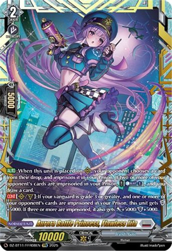 [DZ-BT11/FFR08EN](FFR) Aurora Battle Princess, Flawless Lila (FFR)