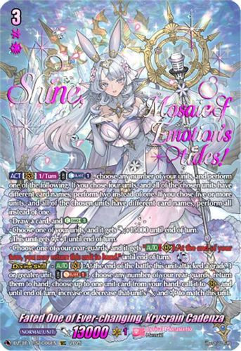 [DZ-BT11/SEC06EN](SEC) Fated One of Ever-changing, Krysrain Cadenza (SEC)