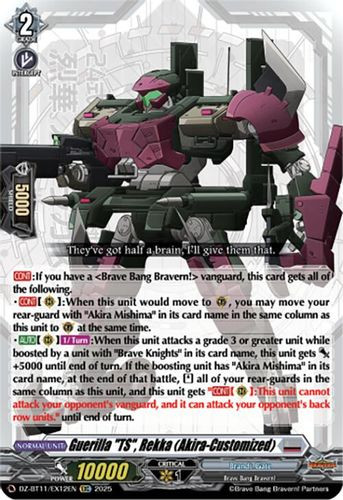 [DZ-BT11/EX12EN](EX) Guerilla "TS", Rekka (Akira-Customized)