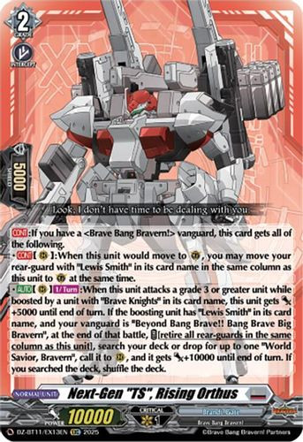 [DZ-BT11/EX13EN](EX) Next-Gen "TS", Rising Orthus