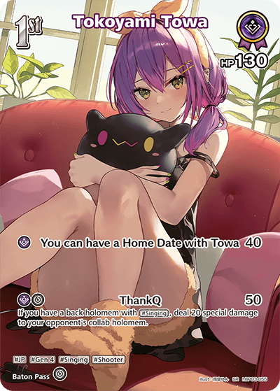 [hBP03-055](SR) Tokoyami Towa {Foil}