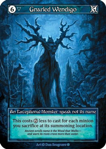 |SOR05|[GOT](Exceptional) Gnarled Wendigo {Foil}