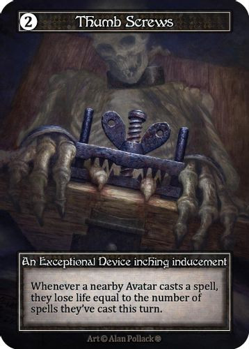 |SOR05|[GOT](Exceptional) Thumb Screws {Foil}