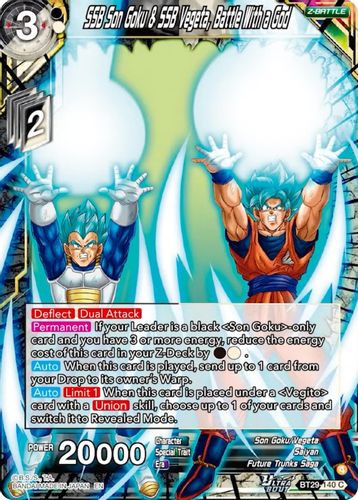 [BT29-140](C) SSB Son Goku & SSB Vegeta, Battle With a God