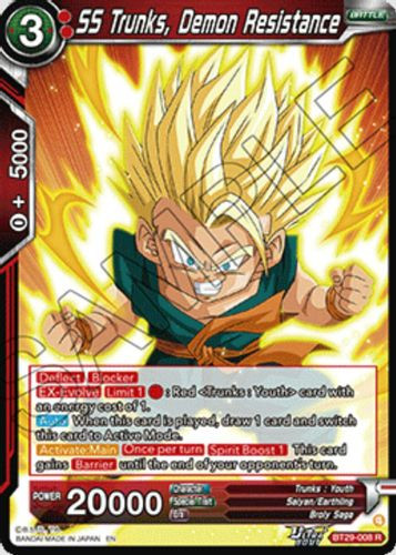 [BT29-008](R) SS Trunks, Demon Resistance (Foil)
