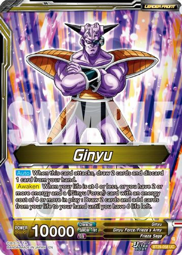 [BT29-058](UC) Ginyu // Ginyu Force, Assemble (Foil)