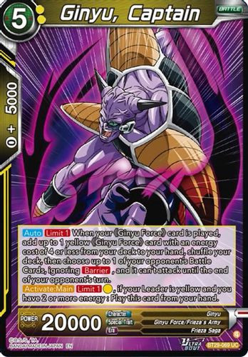 [BT29-069](UC) Ginyu, Captain (Foil)