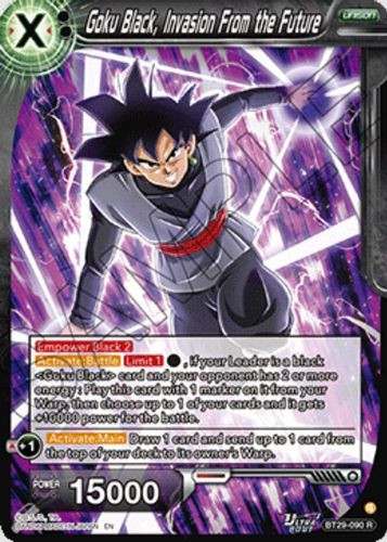 [BT29-090](R) Goku Black, Invasion From the Future (Foil)