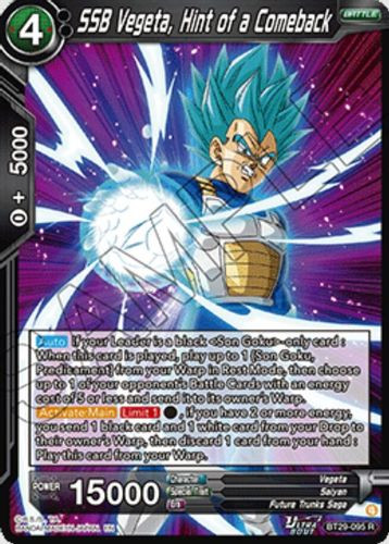 [BT29-095](R) SSB Vegeta, Hint of a Comeback (Foil)