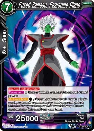 [BT29-101](R) Fused Zamasu, Fearsome Plans (Foil)
