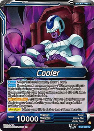[BT29-029](SLR) Cooler // Cooler, Incredible Strongest Warrior (Foil)