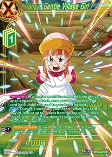 [BT29-044](SPR) Pansy, Gentle Village Girl (Foil)