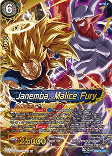 [BT29-144](CR) Janemba, Malice Fury (Foil)